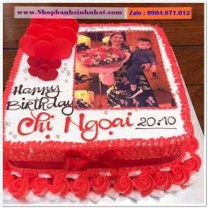 Bánh Sinh Nhật In Hình Ảnh - H158